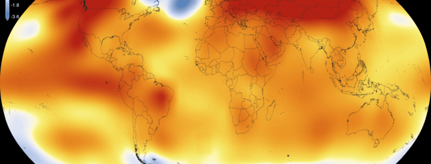 August Ties July for Hottest Month - World Temperature Map.