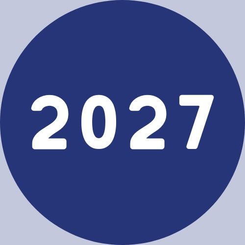 The year 2027 icon