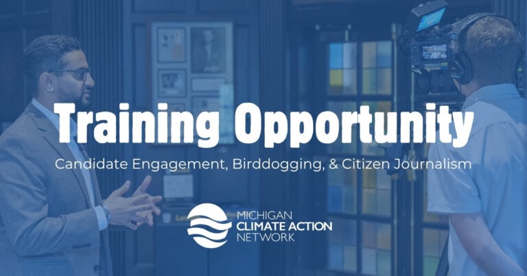 Michigan Climate Action Network logo for organization branding.