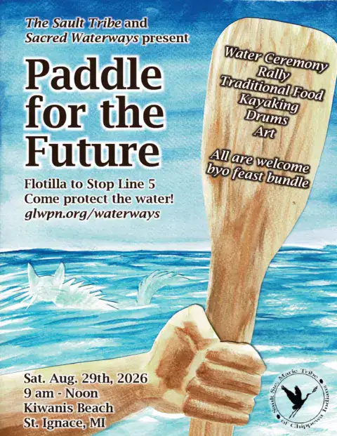 Paddle+for+the+Future+2026+ +Sault Sacred+Waterways