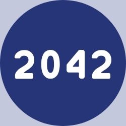 The year 2042 icon