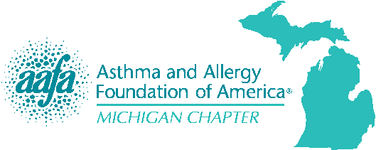 Asthma and Allergy Foundation of America Michigan Chapter logo.