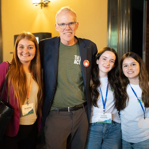 Bill McKibben and friends at Summit