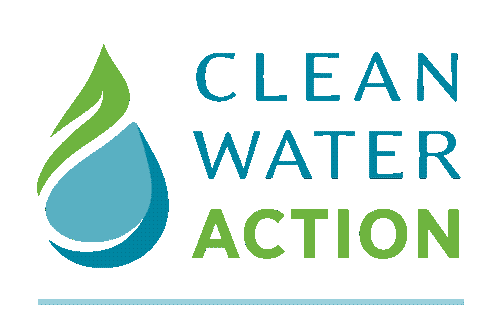 Clean Water Action logo featuring a water droplet and green leaf design.