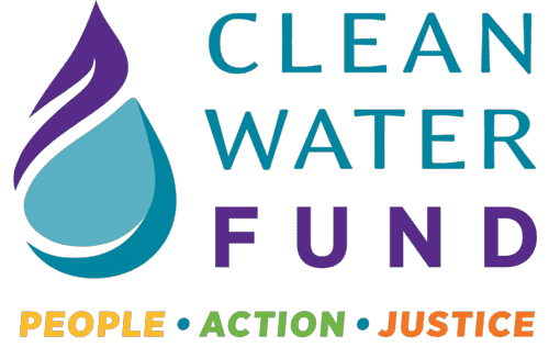 Michigan Climate Action Network logo with water droplet and flame symbols.