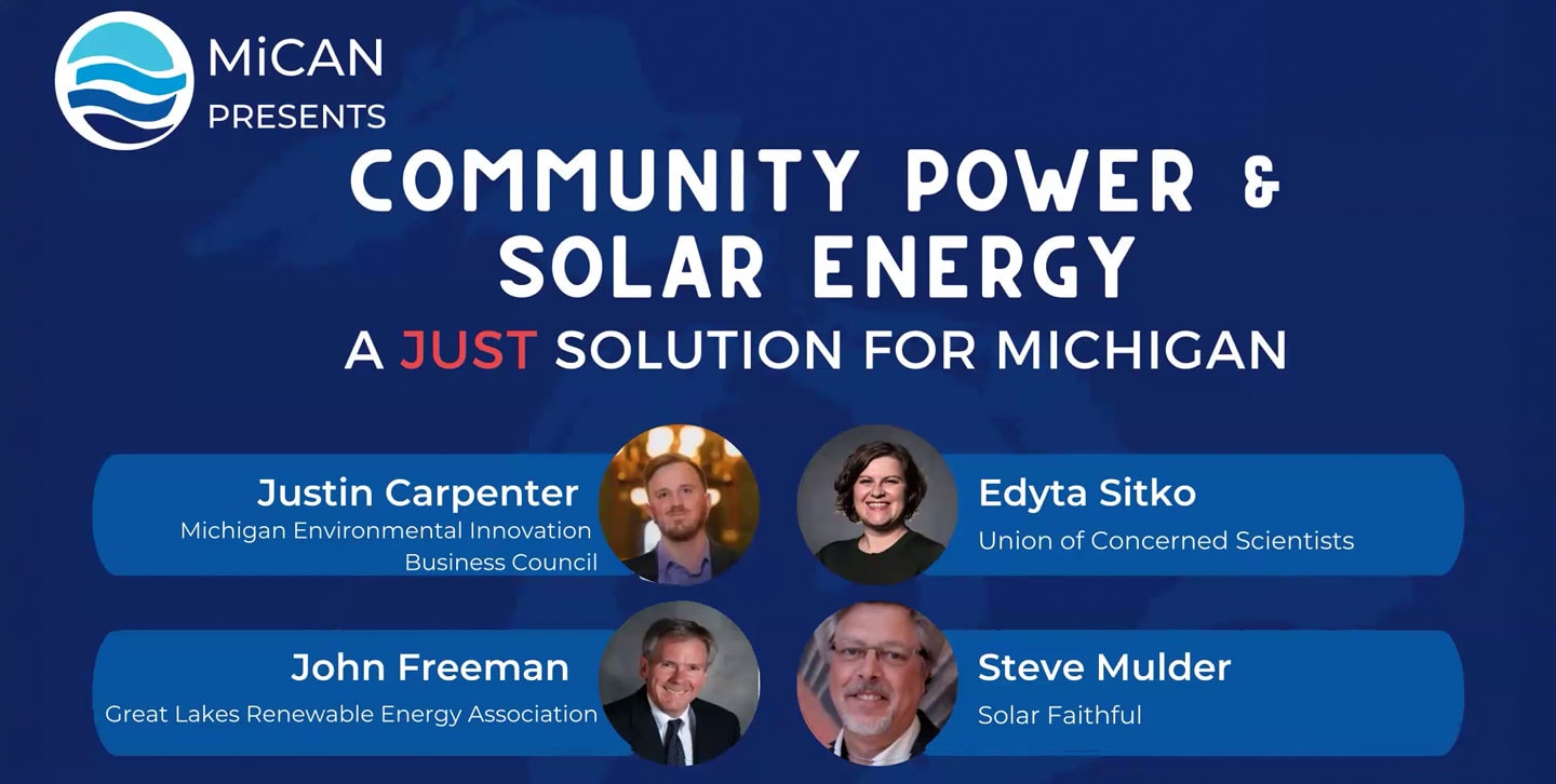 MiCAN Community Power & Solar Energy Logo.