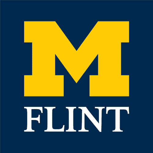 Michigan Wolverines logo with "FLINT" text.